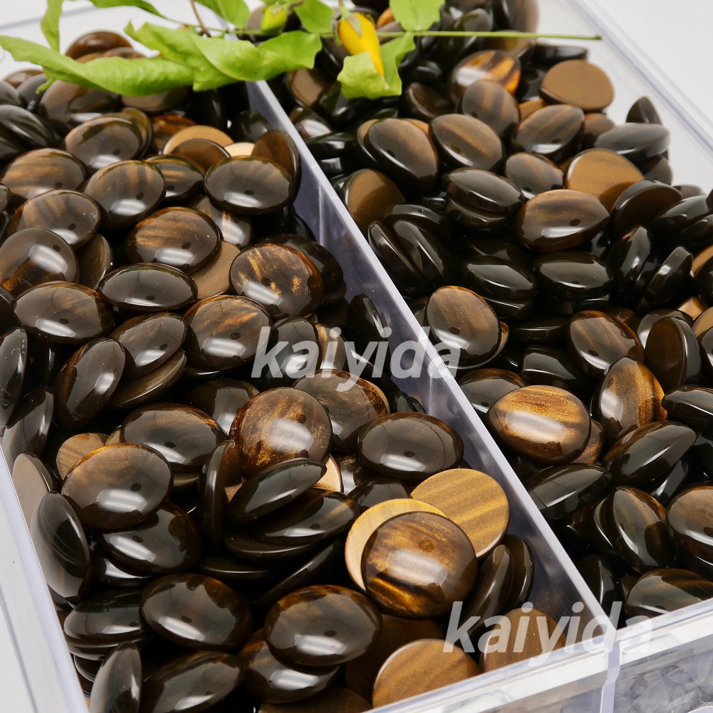 DIY凯易达饰品树脂首饰虎眼琥石项链戒指吊坠详情图5