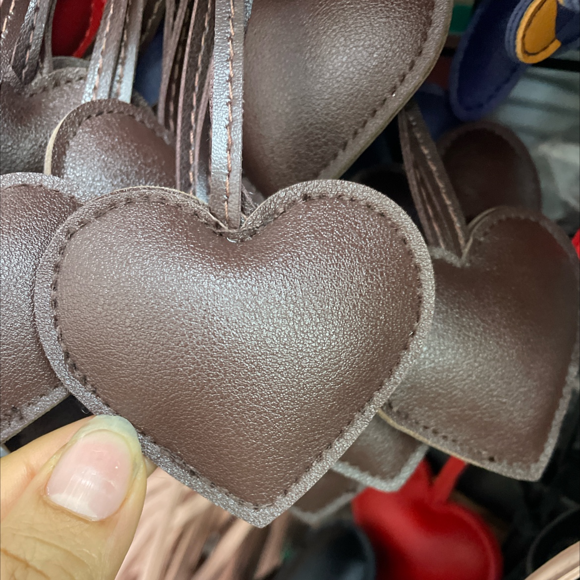 充棉卡通皮质包包手机挂件详情图3