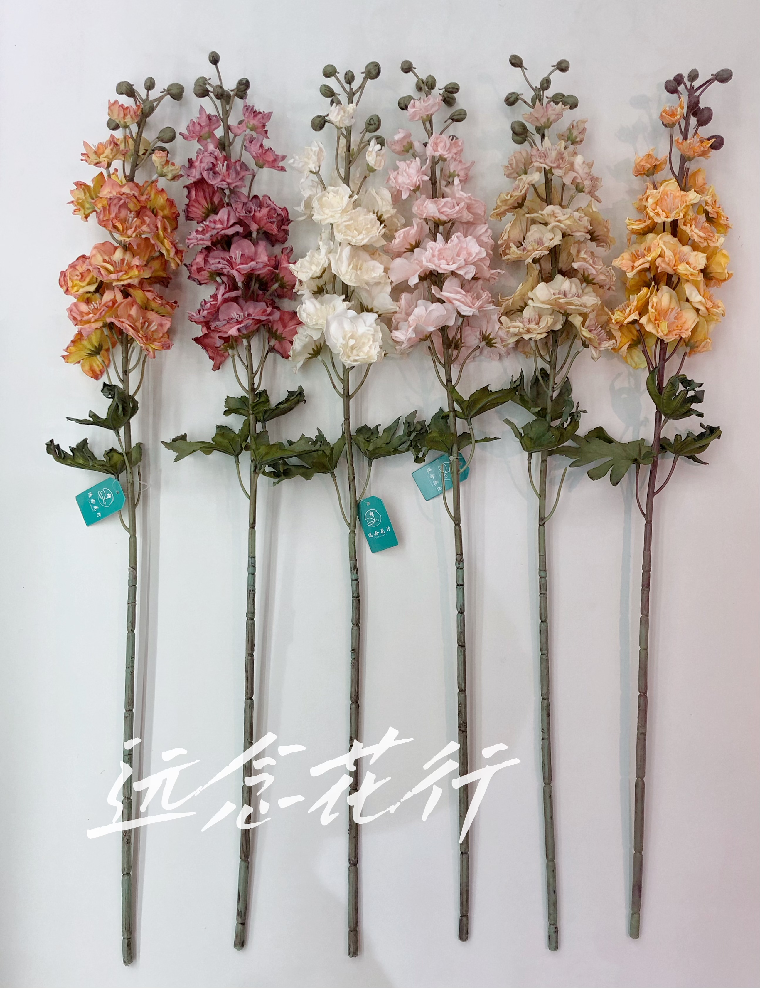 【远念花行】仿真焦边飞燕草