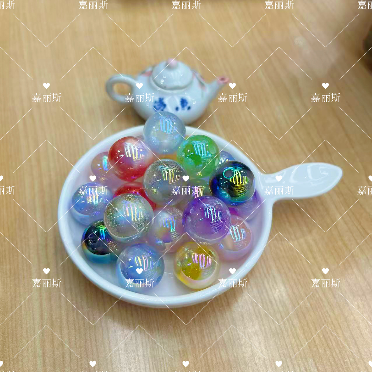 2025树脂yu a彩色电镀厂家直销批发零售饰品货源