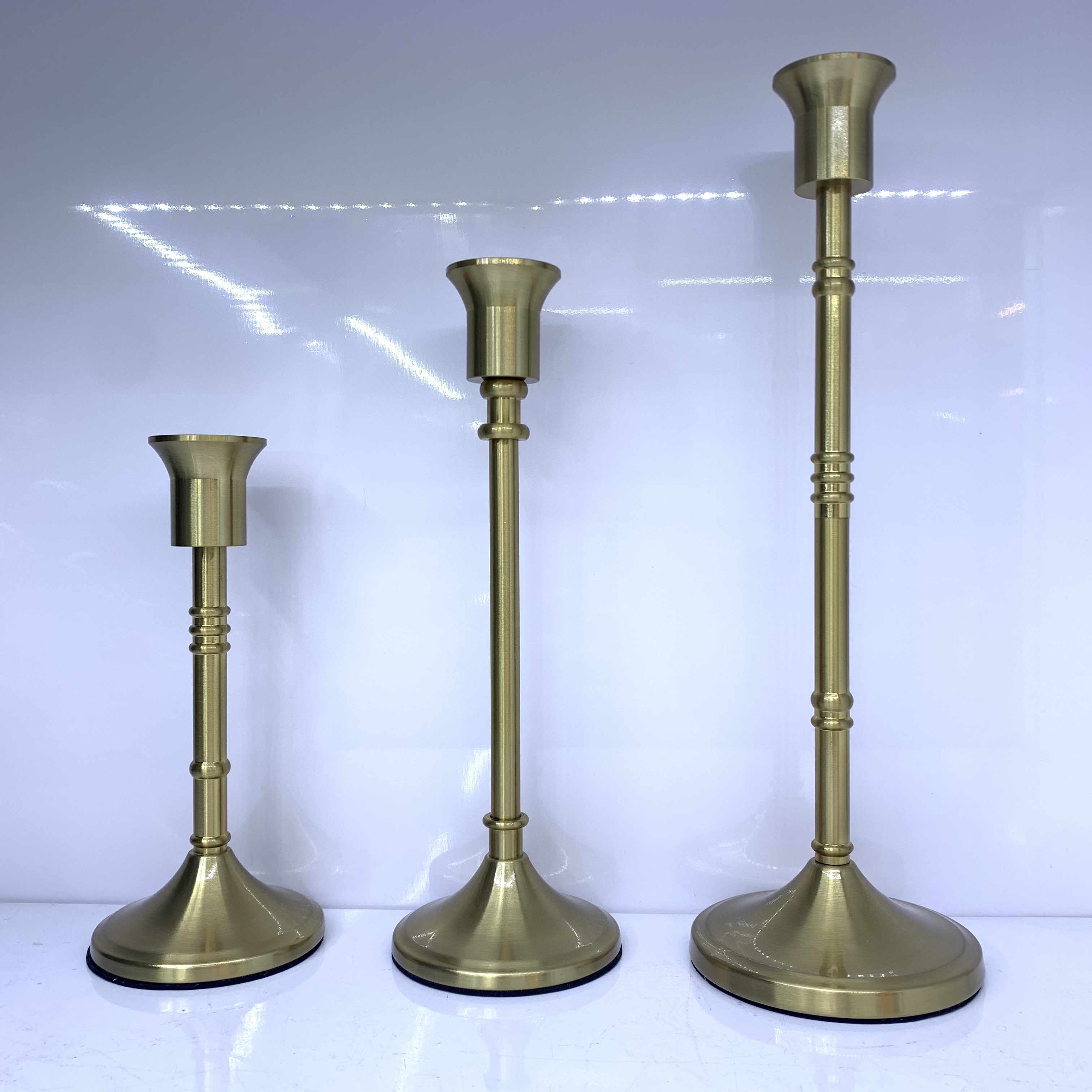 铁艺三件套烛台新款上新工艺品摆件装饰品高端大气上档次玻璃花瓶花瓶陶瓷花瓶花盆陶瓷