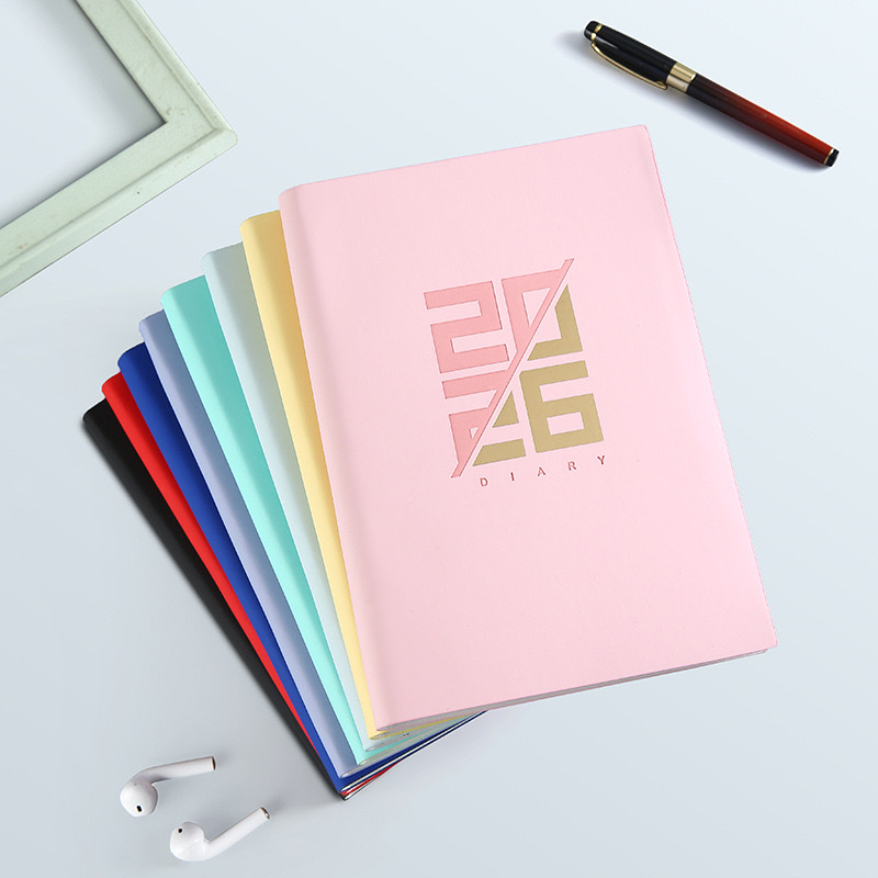 Customized foreign trade diaries and notebooks, cross-border A5 leather notebooks. Customized according to samples and drawings details Picture