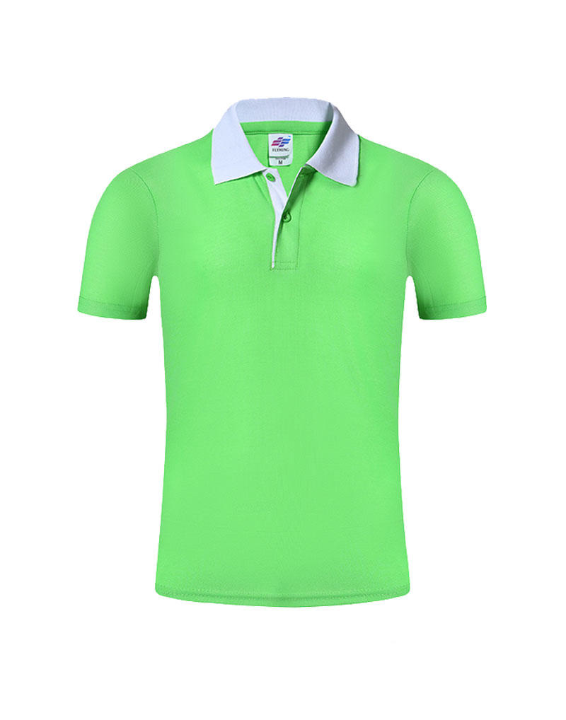 FG0102 Xiaofei Lapel color-blocking Polyester Polo shirt, advertising shirt, workwear Lapel T-shirt, Cross-border Series for men's casual wear Application Scenario