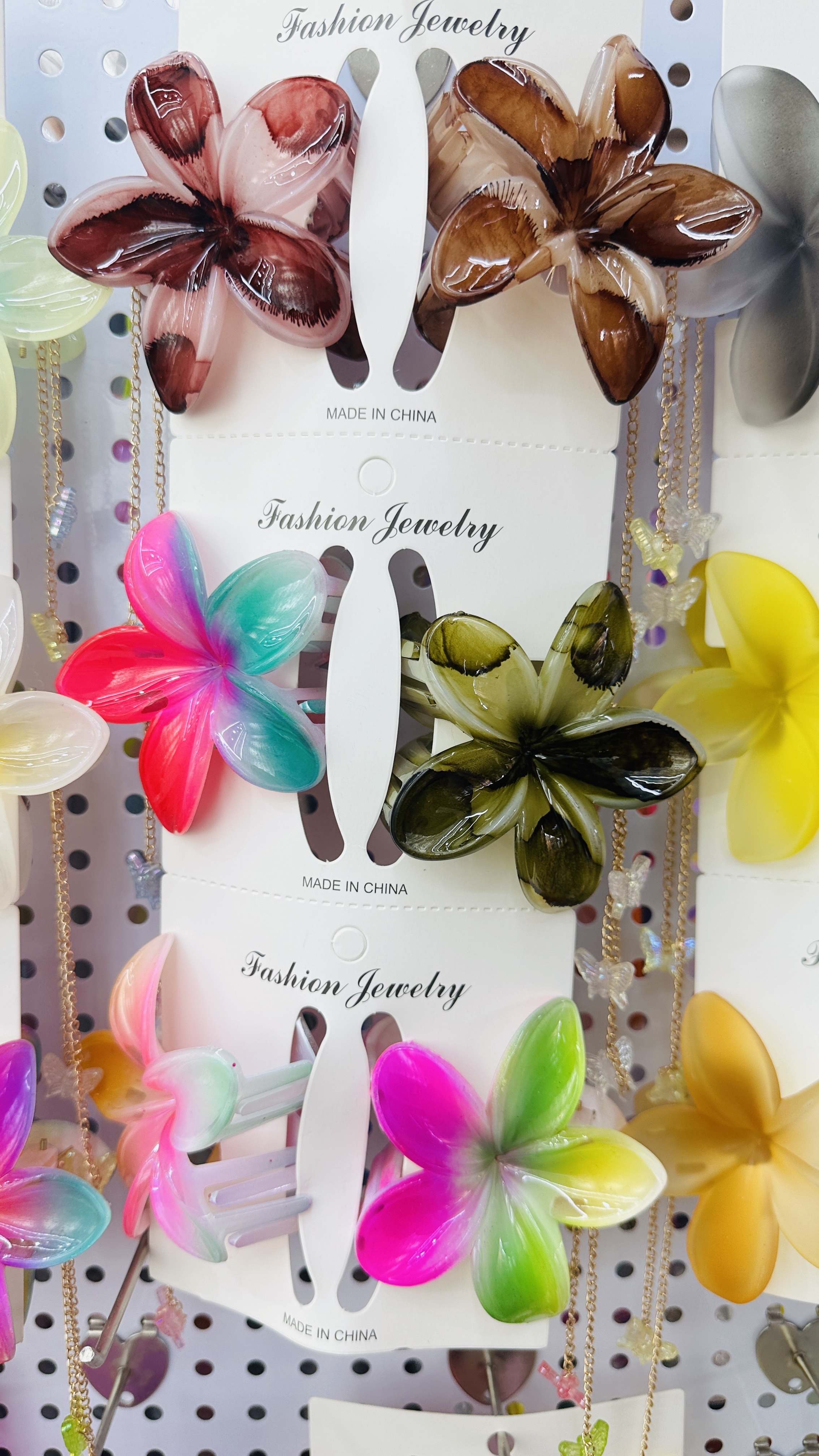 韩式亚克力抓夹发夹 时尚简约头饰 女士发饰百搭气质造型饰品抓夹