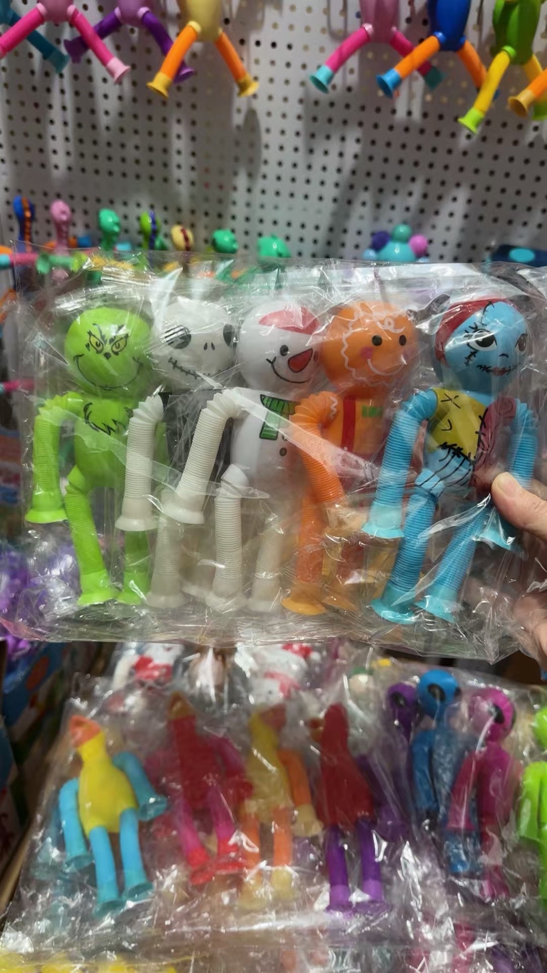 吸盘骷髅头伸缩百变解压发光儿童卡通智玩具万圣节玩具详情图3