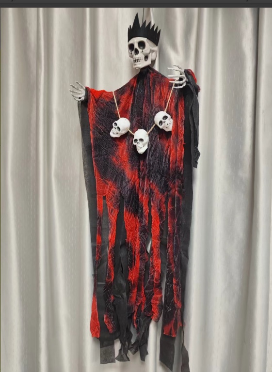 万圣节吊鬼，发光发声