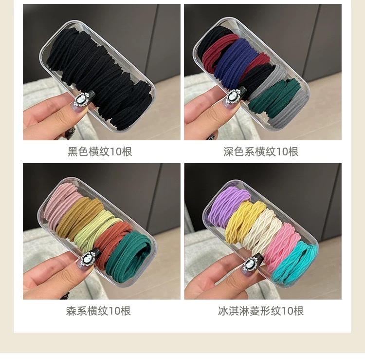 高马尾发绳高弹力耐用橡皮筋女扎头发圈2025新款高端春季头绳头饰