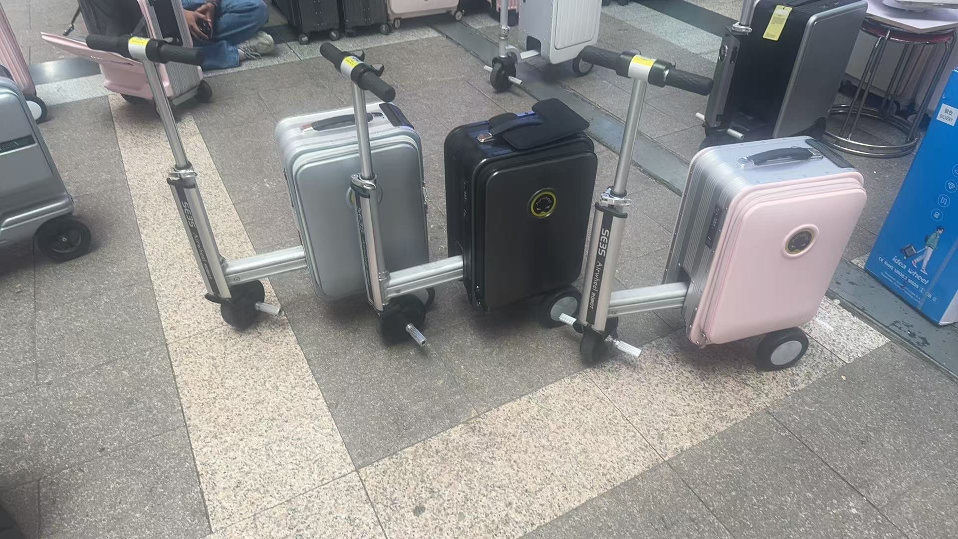 电动旅行箱拉杆包 行李箱三件套装 小箱子便携出行旅行箱旅行箱详情图2