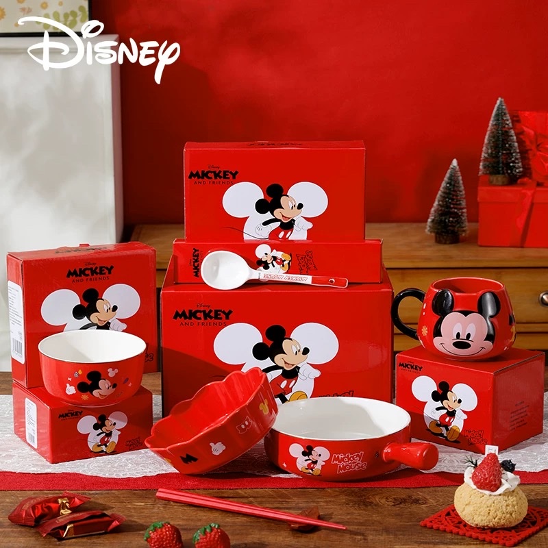 Mickey Mouse shaped cup gift box, large-capacity handle cup, cute ceramic cup, cartoon mug, milk cup, coffee cup detail image 5