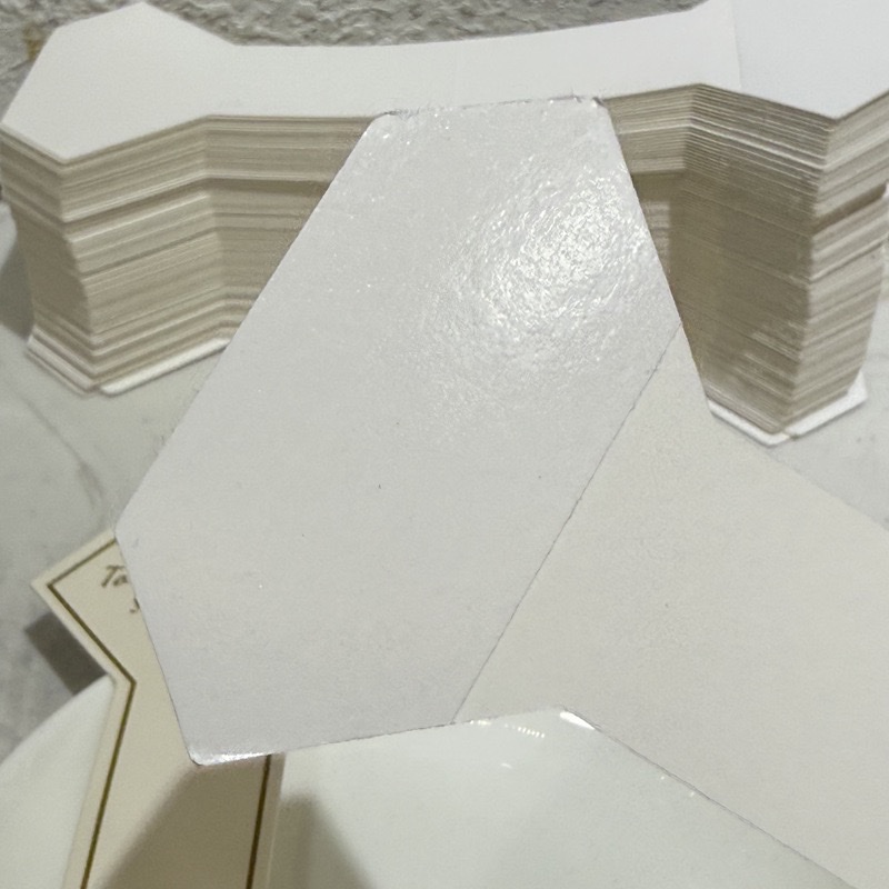 黄粉色项链卡纸现货发圈头绳对折挂卡饰品包装卡片LOGO颜色头饰包装卡头定制详情图4