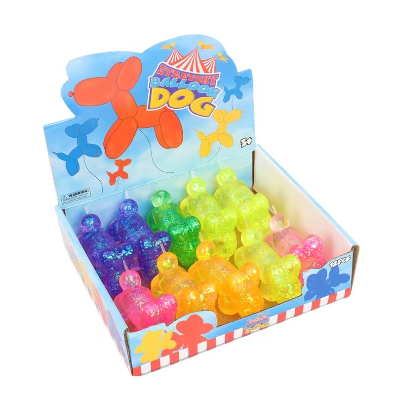 气球小狗麦芽糖捏捏乐迷你小号可爱萌学生儿童解压玩具