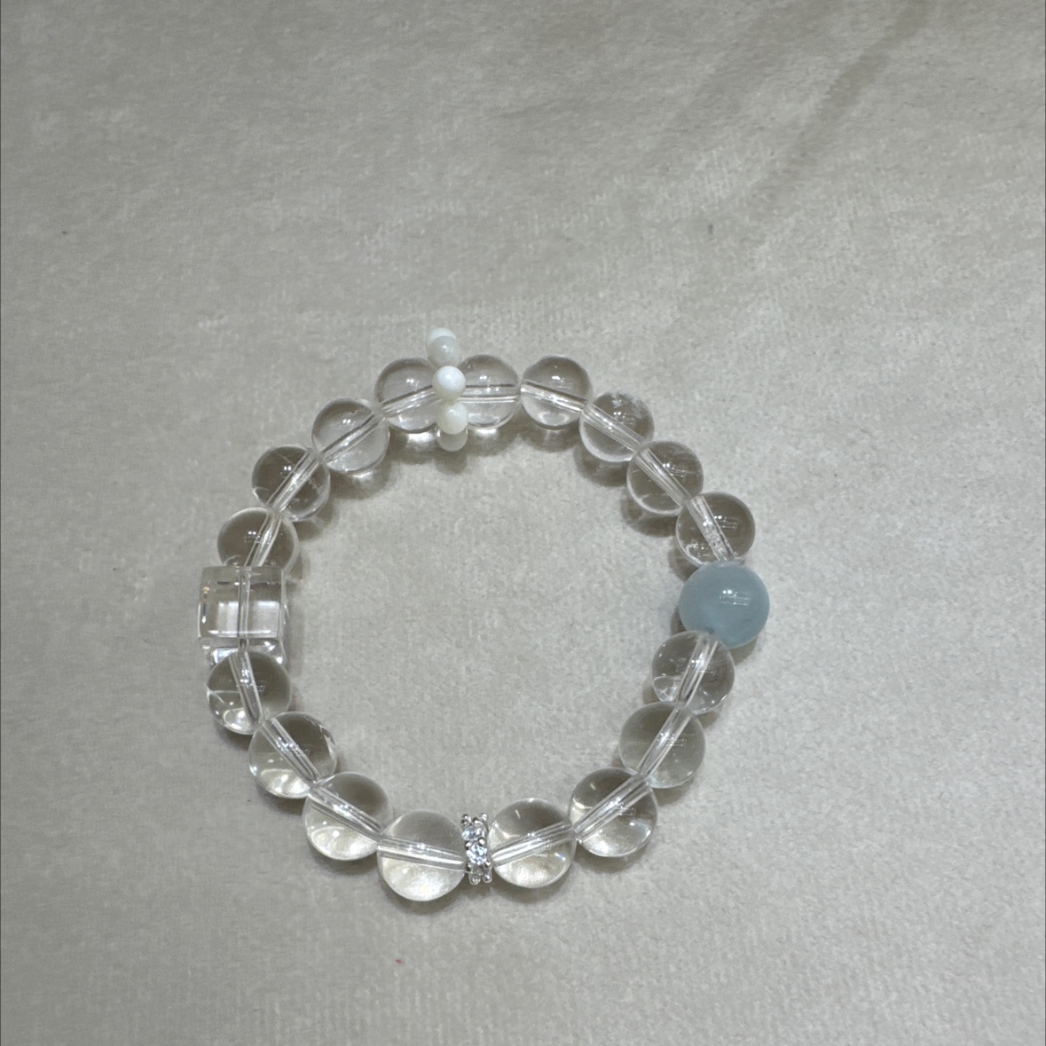 手串水晶手串菩提木头手串 精美手工饰品 男女通用款 时尚潮流配饰