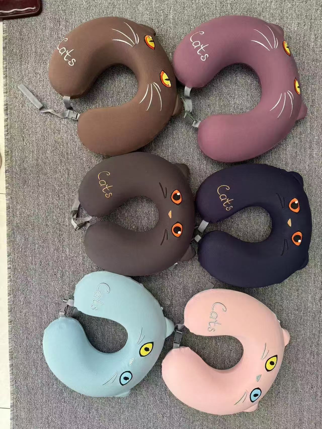 2025年颈枕儿童毛绒玩具跨境电商园毛绒可爱玩具柔软抱枕礼物毛绒玩具儿童玩具玩具详情图4