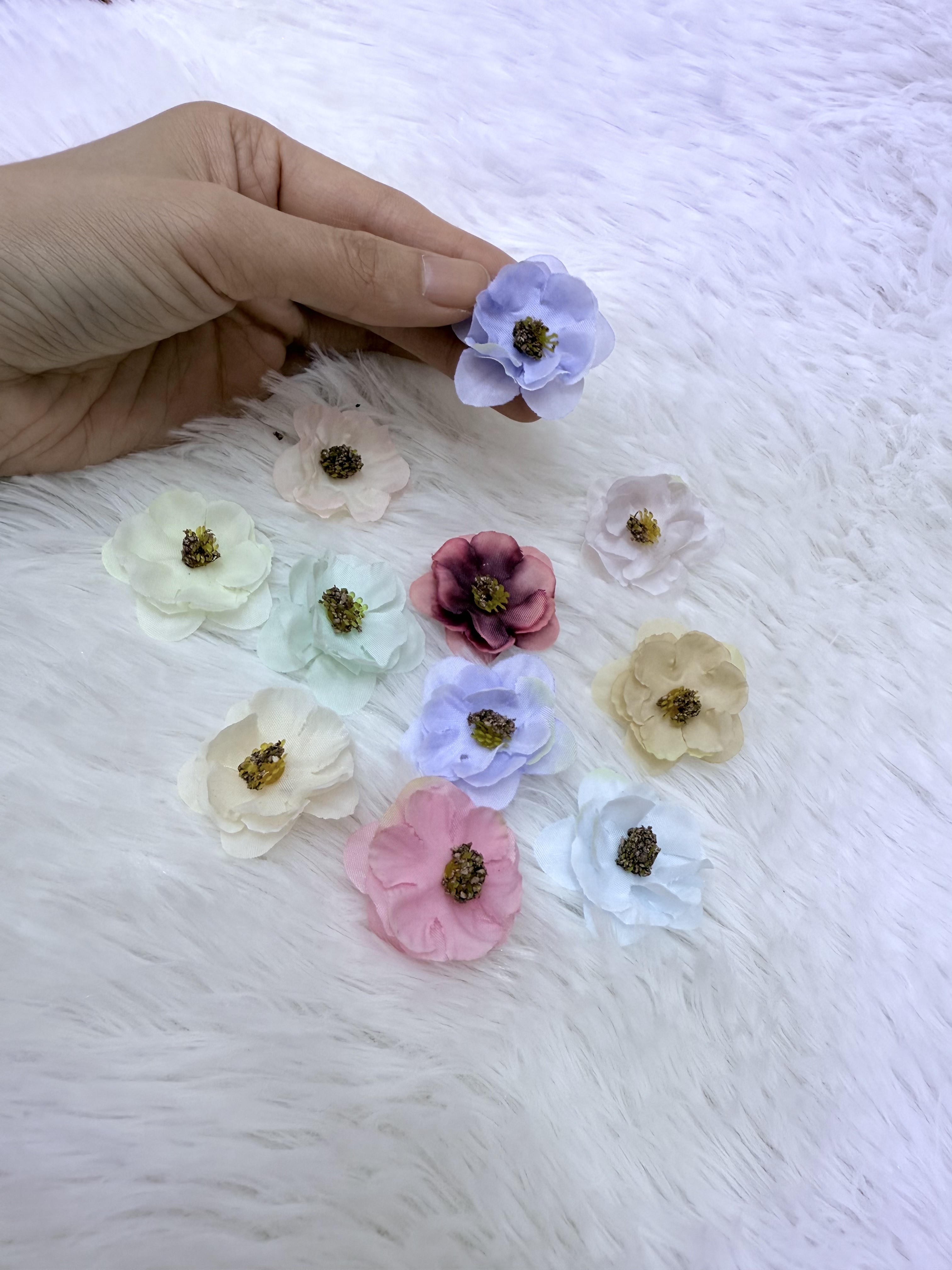 小茉莉，适用于簪花，衣服，鞋子，帽子布花