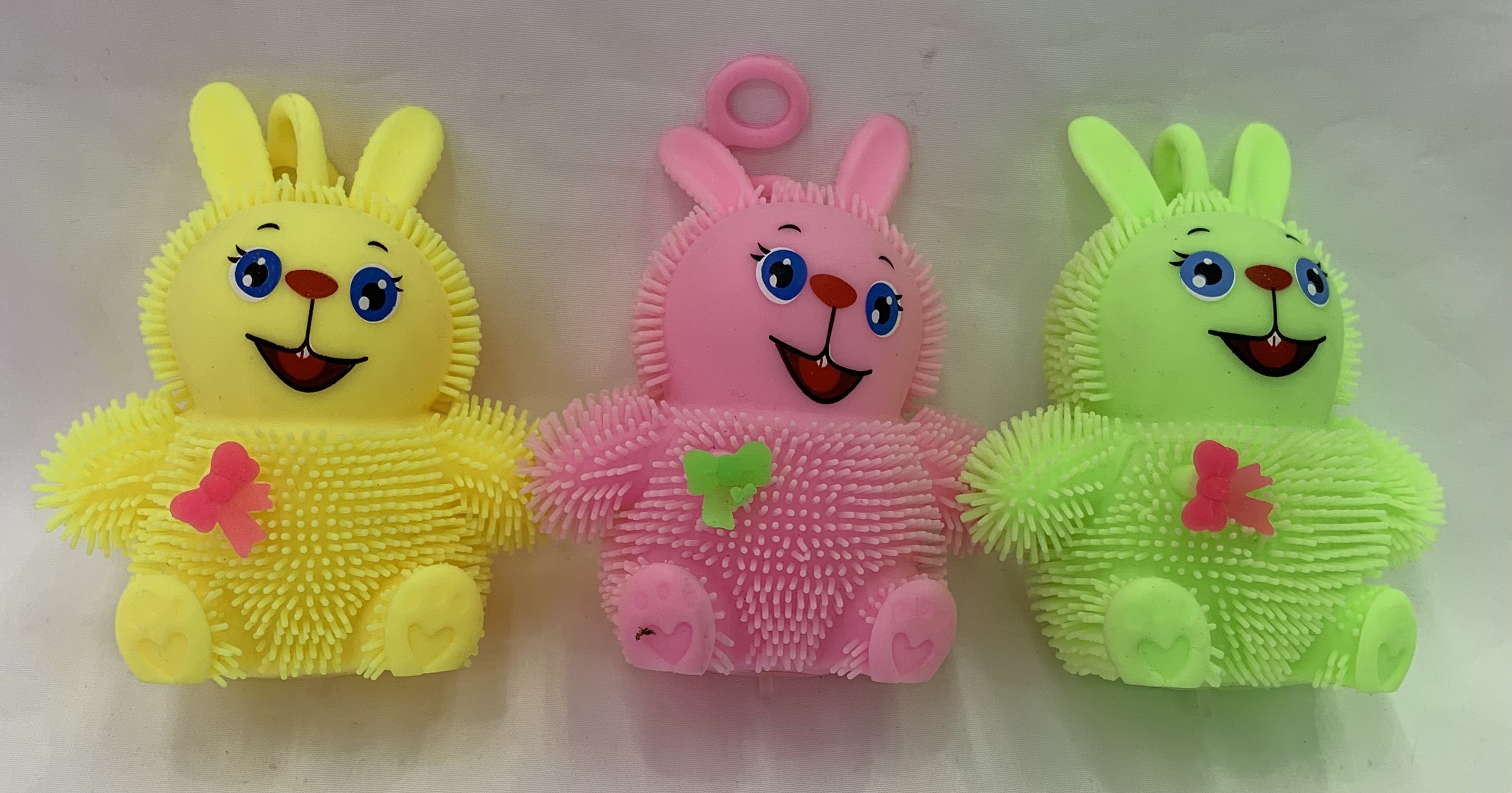 彩色带灯蝴蝶兔子解压神器玩具