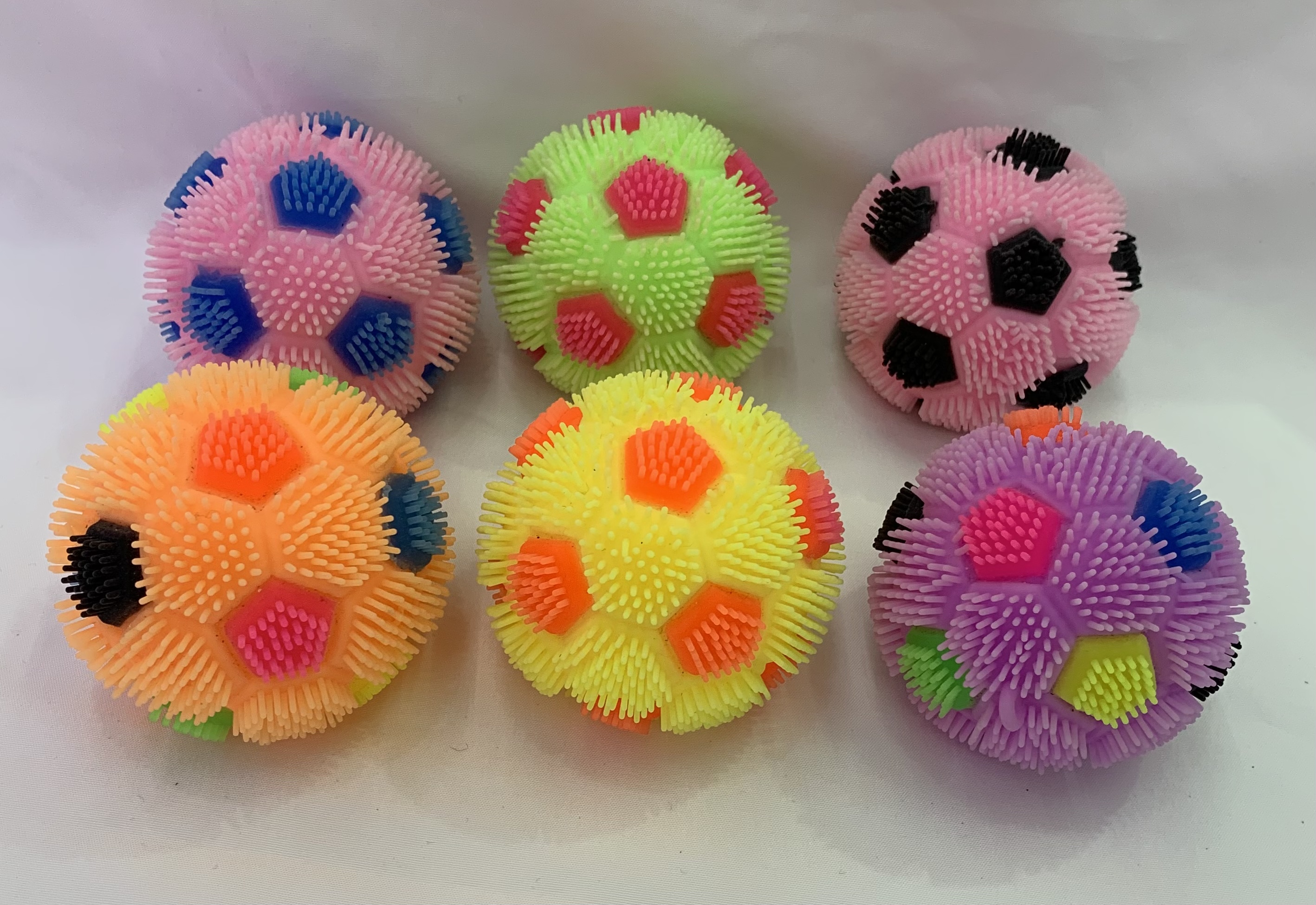 儿童可爱解压造型包装柔软贴片发光球