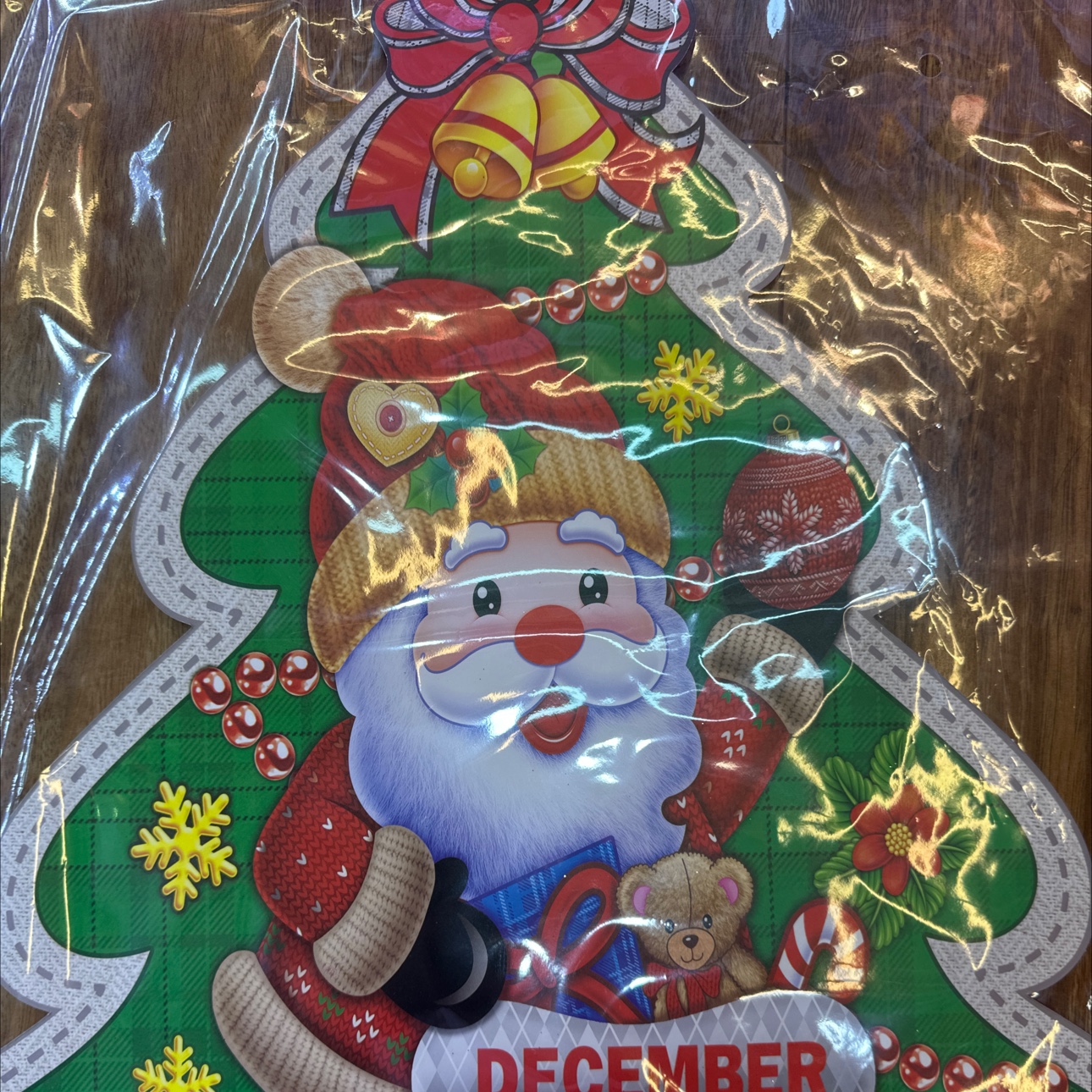 12.25的老人圣诞树，家里装饰用的贴纸、贴画、又闪又可爱的，挺喜欢的、款式新颖迷人，具有欧美那边风格的老人贴纸详情图3