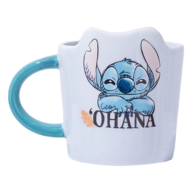 史迪仔陶瓷杯子创意造型马克杯史迪奇咖啡杯家用水杯女生礼物男生