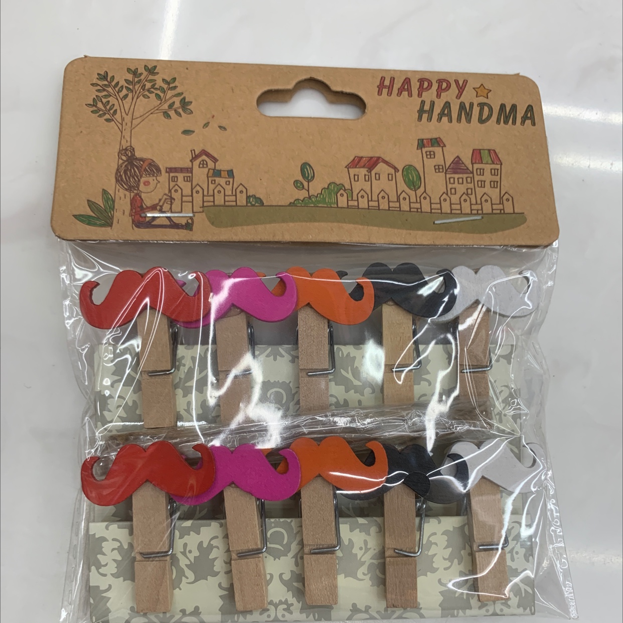 胡子胡子款式1木夹子木夹子