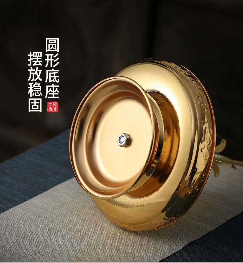 24小时盘香架香托盘12小时插香器家用沉香塔环香环架可伸缩檀香架檀香盘香支架托盘塔香香架蚊香香托家用24小时详情图3