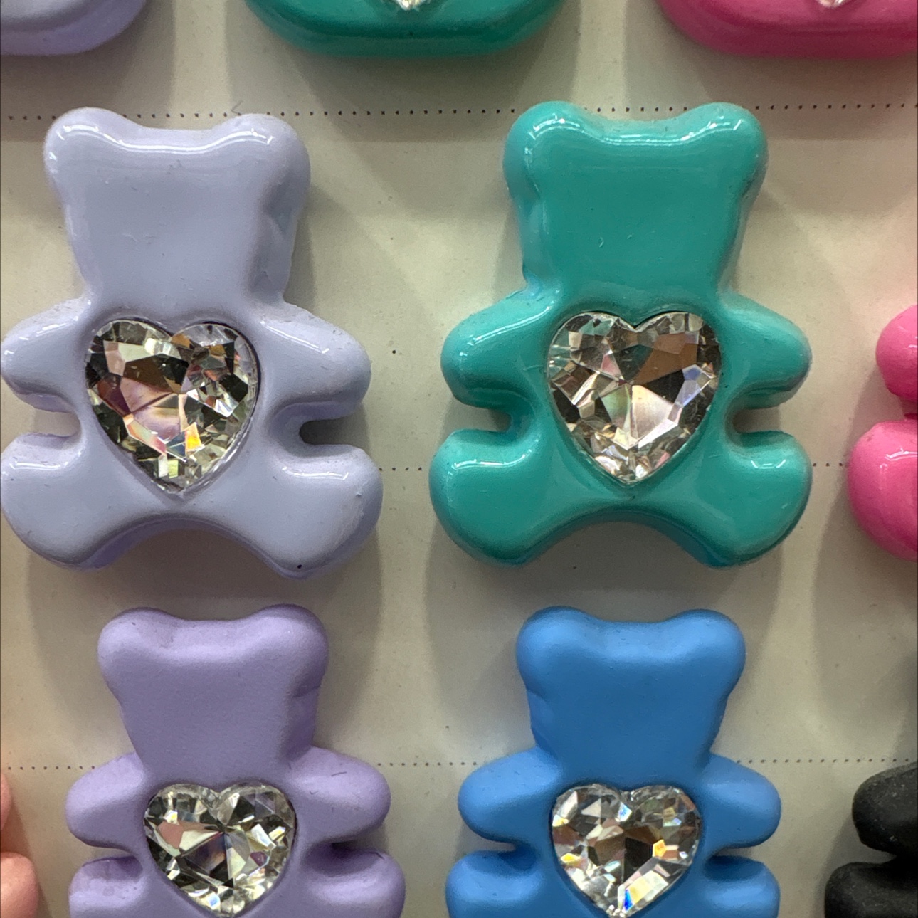 亚克力点钻饰品配件，头饰耳钉，挂件都可以详情图8