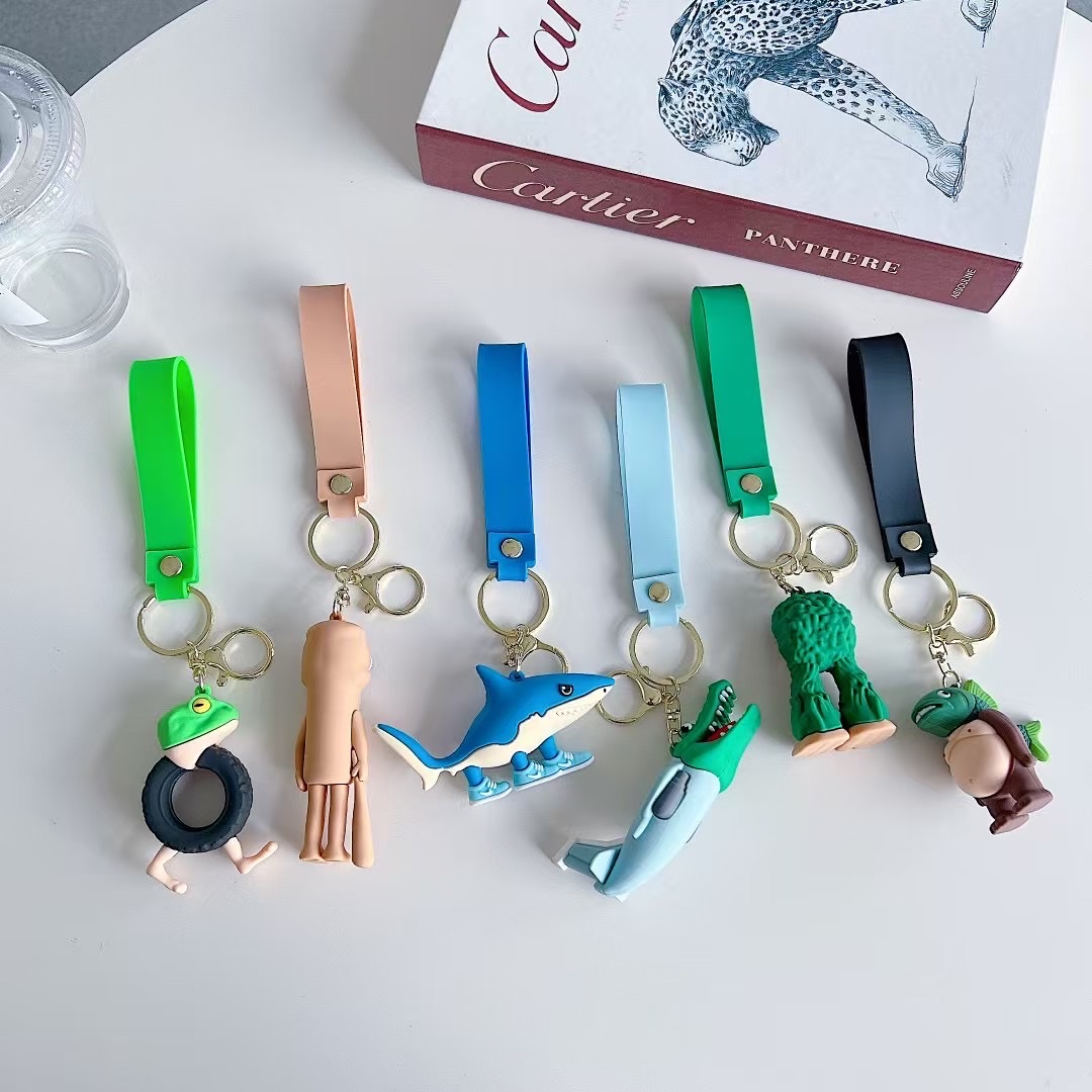 山海经益智玩具钥匙扣公仔 创意钥匙扣配件 可爱挂件装饰钥匙扣