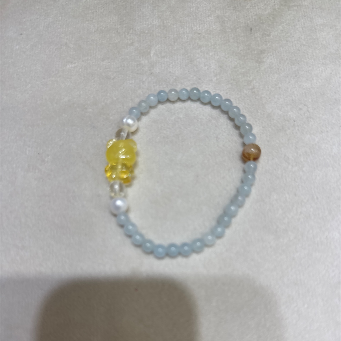 水晶菩提木头手串 精美手工饰品 时尚男女款手链