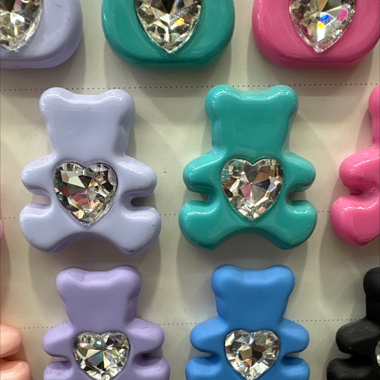 亚克力点钻饰品配件，头饰耳钉，挂件都可以详情图12