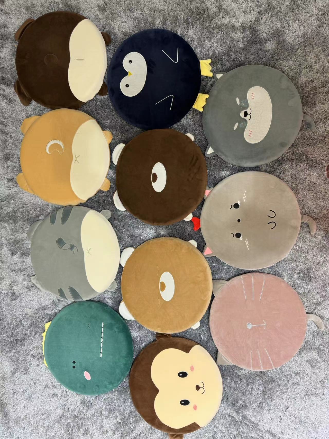 儿童记忆棉枕头，毛绒玩具儿童玩具跨境电商园毛绒可爱公仔抱枕礼物玩偶详情图2