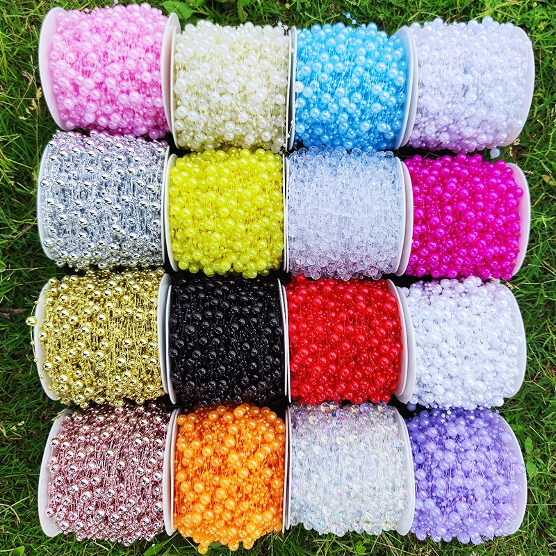 8+3mm starry Sky baked paint electroplated connecting beads diy headwear, Christmas handmade ornaments, toys, wedding decoration bead chains, and beading detail image 2