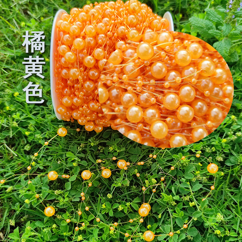 8+3mm lacquered electroplated connecting beads diy Christmas headwear, handcrafted jewelry, wedding decoration, lacquered beading detail image 8