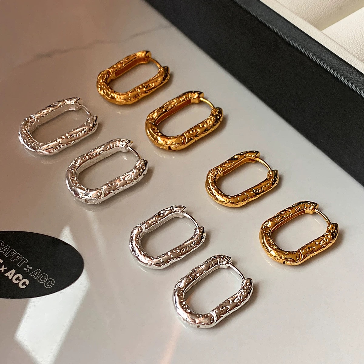 Welded zircon earrings, exquisite earrings, fashionable and versatile accessories, personalized design, light luxury welded earrings, earrings and earrings