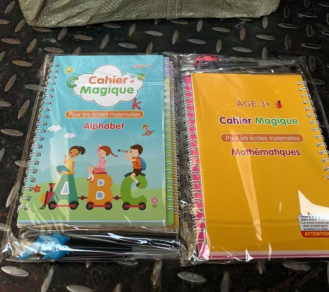 电商儿童英文练字帖凹槽魔法字帖临摹控笔训练幼儿练字本批发详情图3