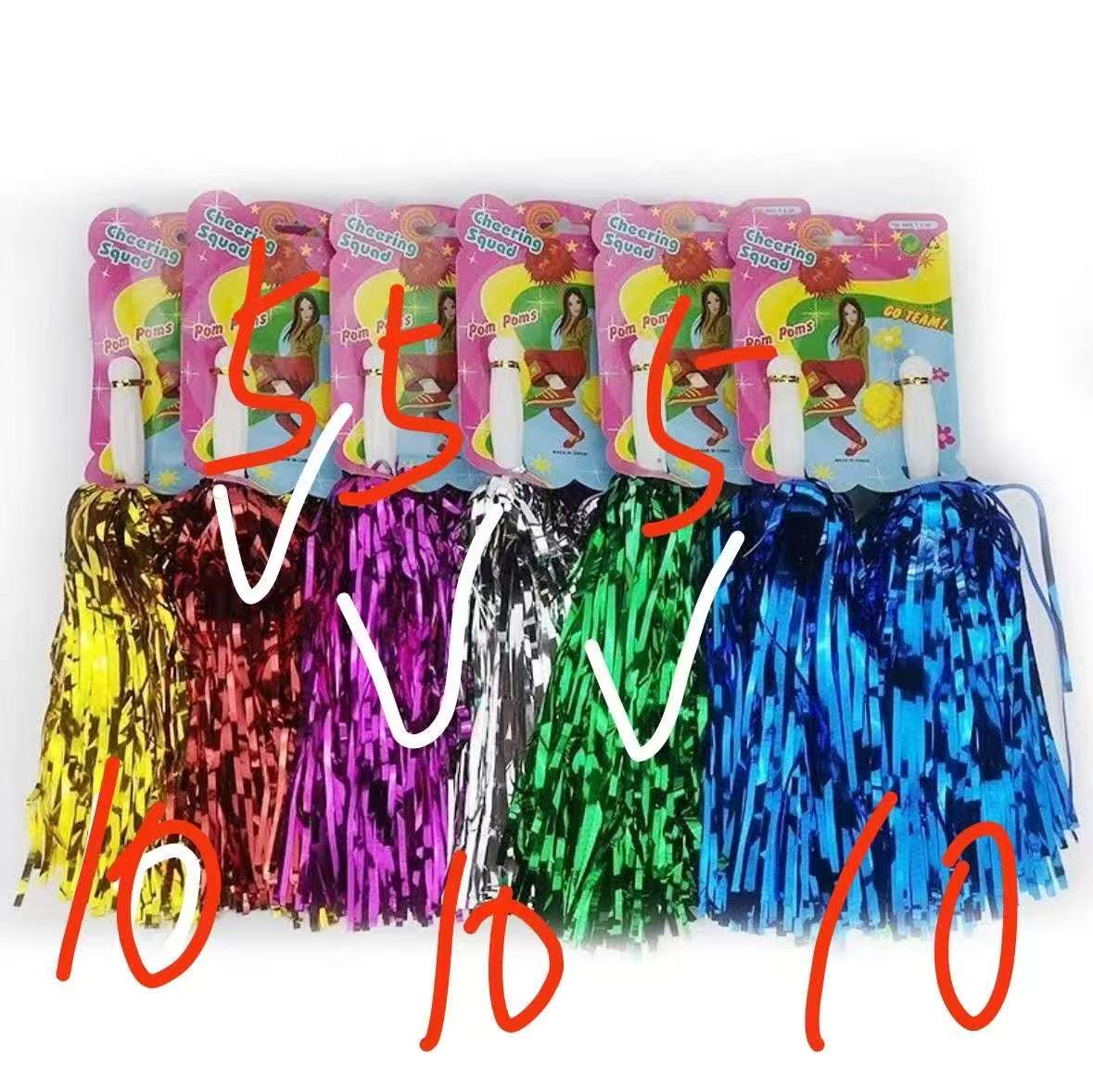 运动会道具花球啦啦队手花啦啦操舞蹈道具大号晚会花球加密拉拉队