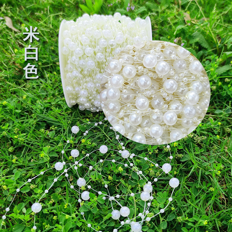 8+3mm lacquered electroplated connecting beads diy Christmas headwear, handcrafted jewelry, wedding decoration, lacquered beading detail image 2