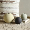 Wabi-sabi style colored brushed round vase handicrafts Application Scenario