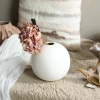 Wabi-sabi style colored brushed round vase handicrafts Specification image