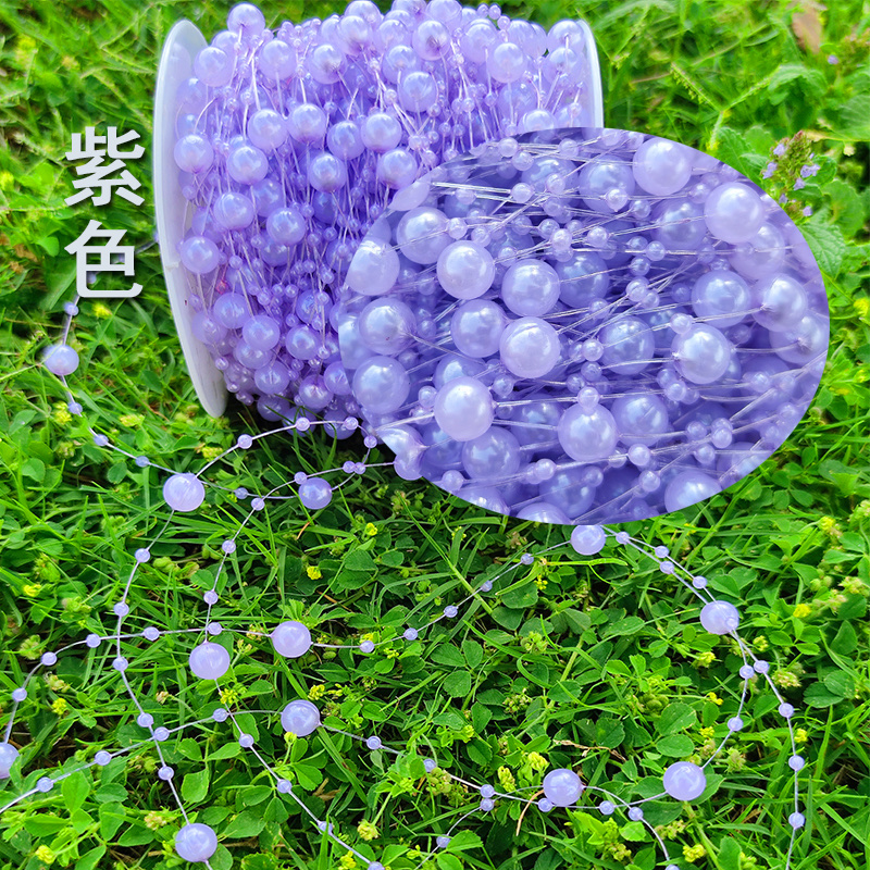 8+3mm lacquered electroplated connecting beads diy Christmas headwear, handcrafted jewelry, wedding decoration, lacquered beading detail image 5