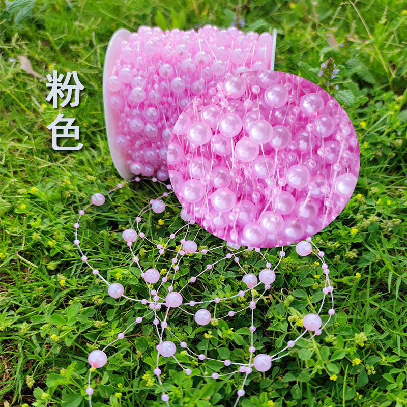 8+3mm lacquered electroplated connecting beads diy Christmas headwear, handcrafted jewelry, wedding decoration, lacquered beading detail image 3