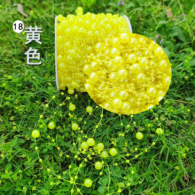 8+3mm lacquered electroplated connecting beads diy Christmas headwear, handcrafted jewelry, wedding decoration, lacquered beading detail image 7