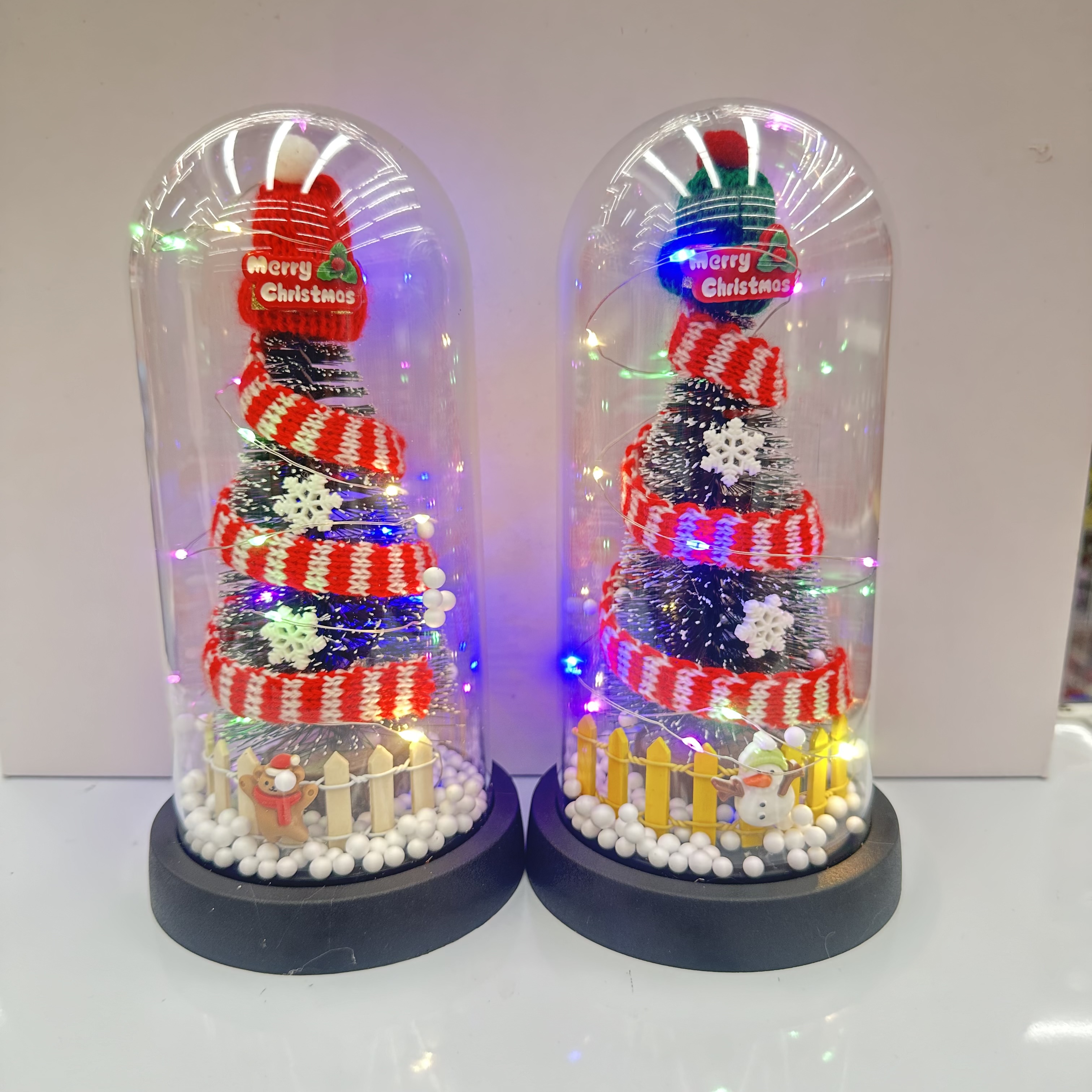 Christmas glass cover