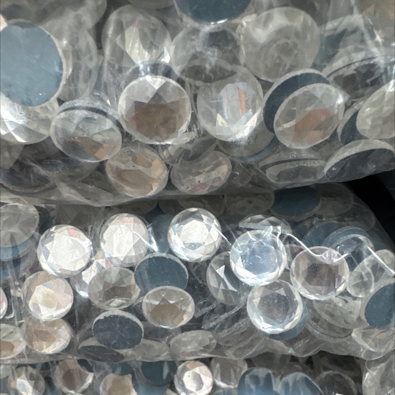 DIY mirror glass jewelry making materials, creative handcrafted beaded accessories, fashionable decorative items