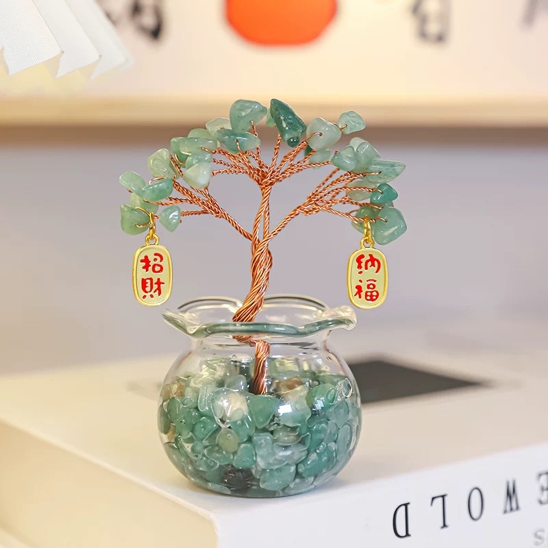 Creative handcrafted crystal ornaments, home and office ornaments, desktop stress-relieving small ornaments, ornaments, ornaments, small ornaments Specification image