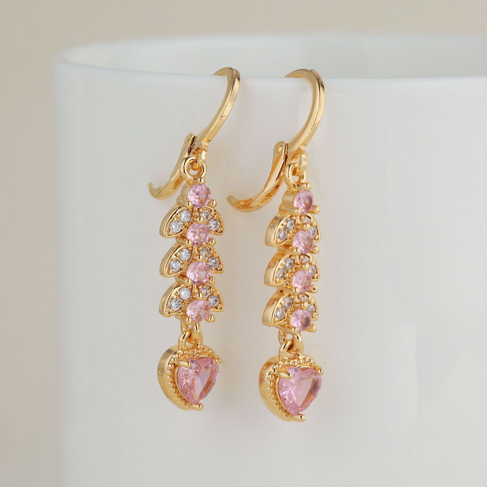 欧美跨境耳饰货源复古个性麦穗耳环女 ins粉钻锆石水滴爱心耳坠女饰品耳环耳饰饰品耳环耳饰耳饰饰品饰品饰品耳环耳环耳饰耳饰详情图6