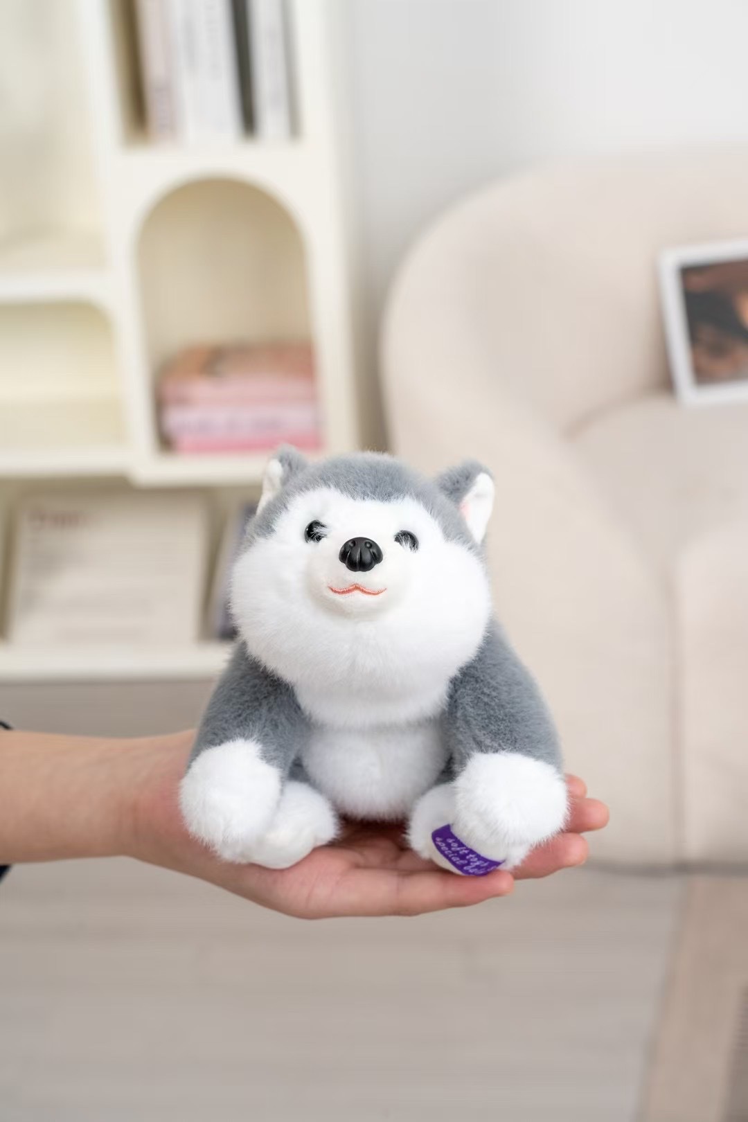 Authentic Very Precious plush toys, new animal dolls, 18cm, fragrant three-posture Husky dolls, scented children's comfort gifts detail image 2