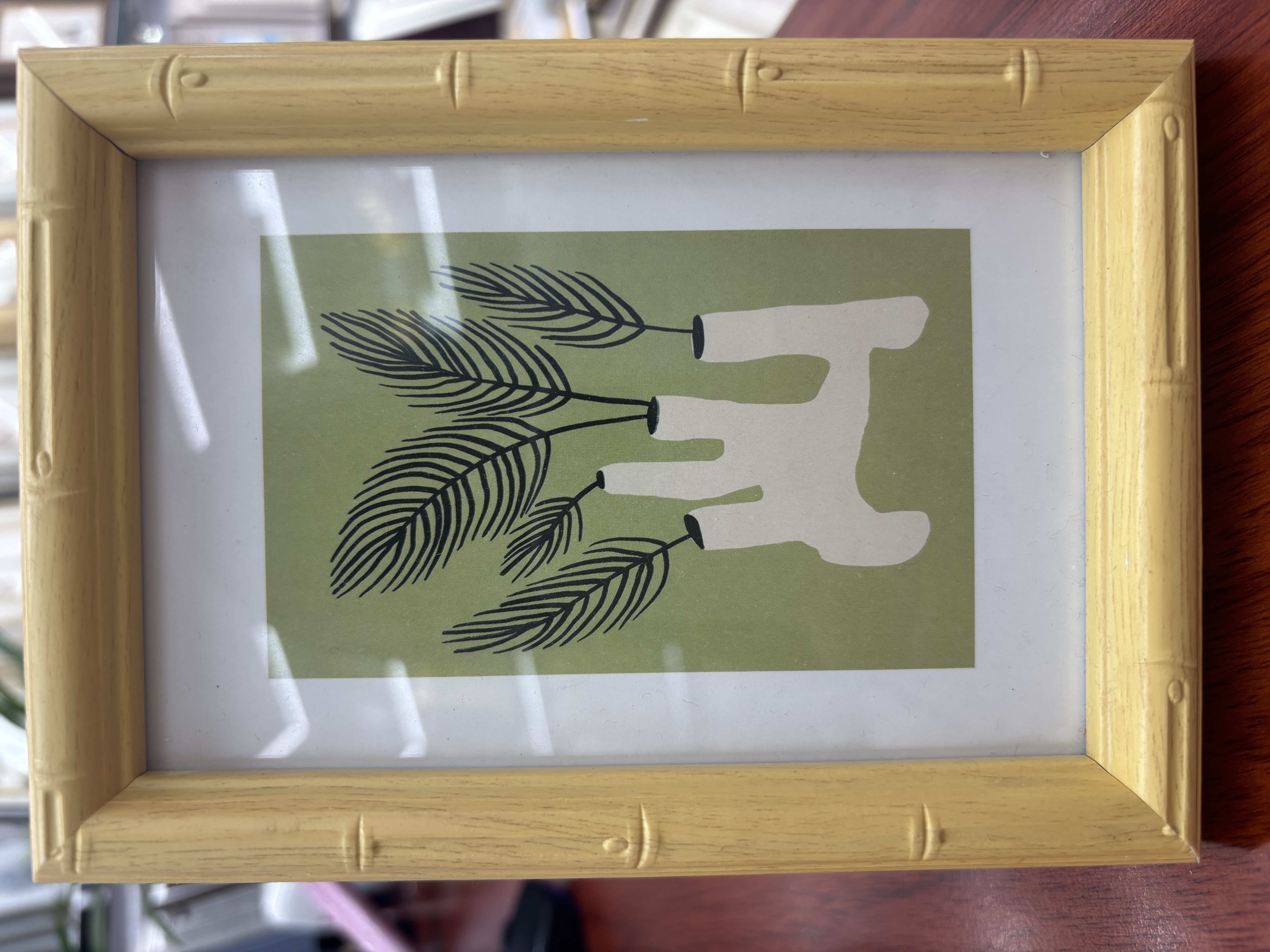 海洋相框铝合金画框创意相框灯带装饰简约现代家居摆件照片墙相框木头相框