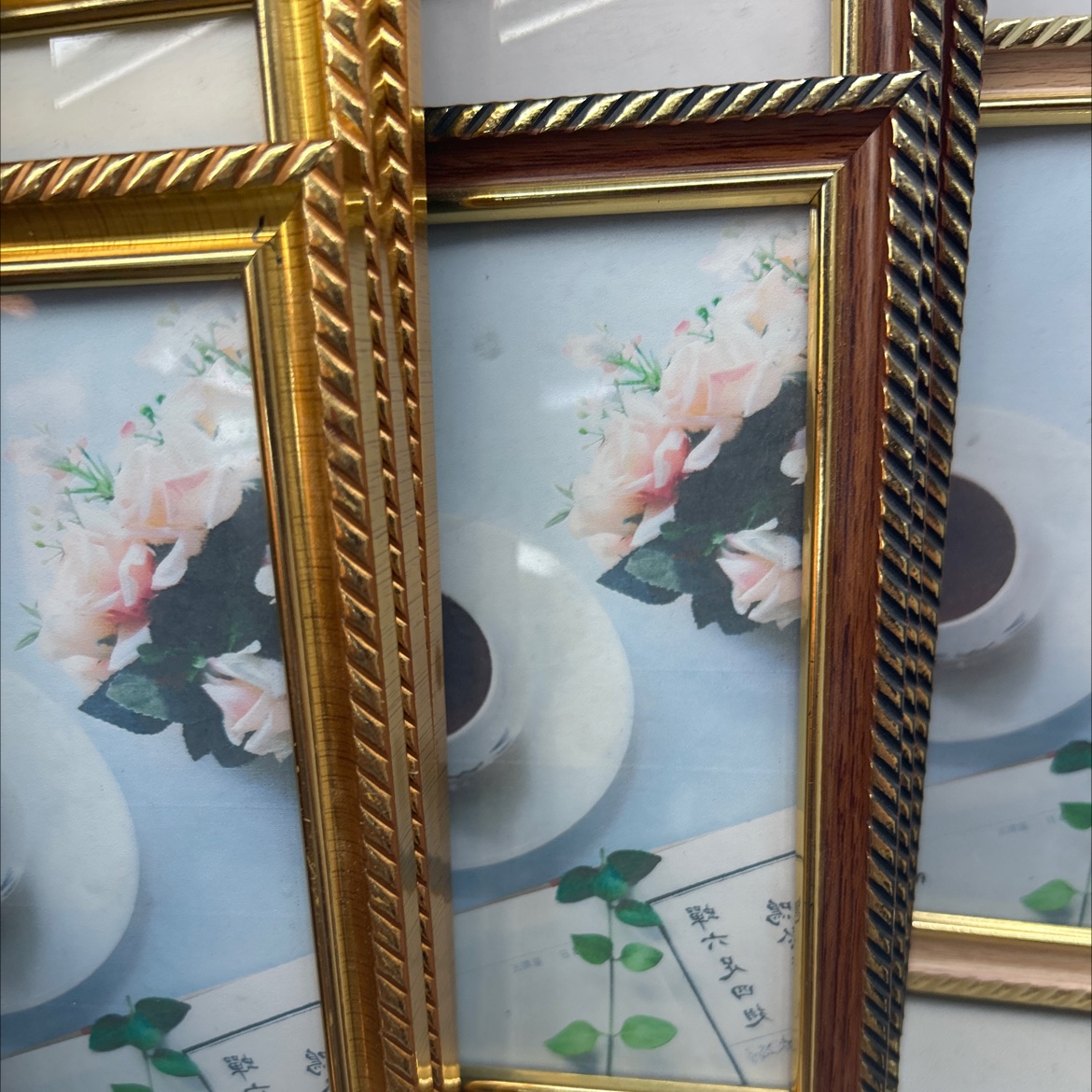 铝合金海洋风相框灯带装饰画框 创意简约相框家居摆件产品图