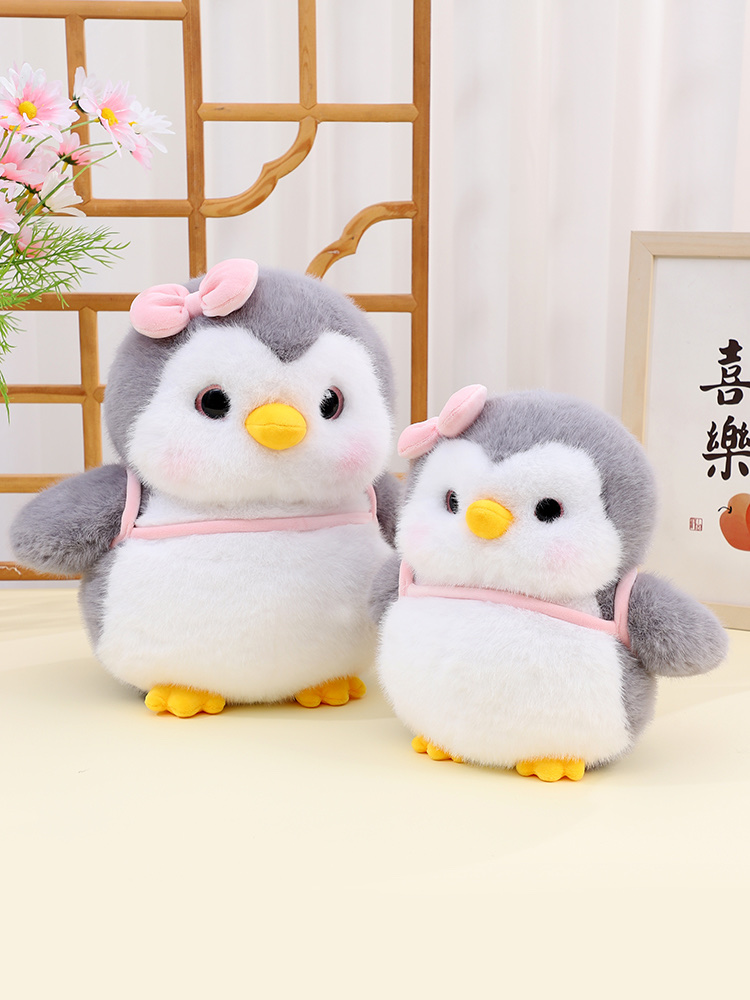 The official "Very Baby" 25cm truant penguin sister plush toy is a cute and realistic super adorable penguin baby doll as a birthday gift