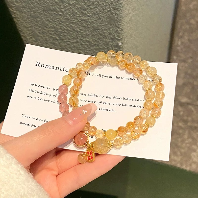 水晶手链 时尚水晶手串 精美首饰 个性饰品 女士手链 礼物精选