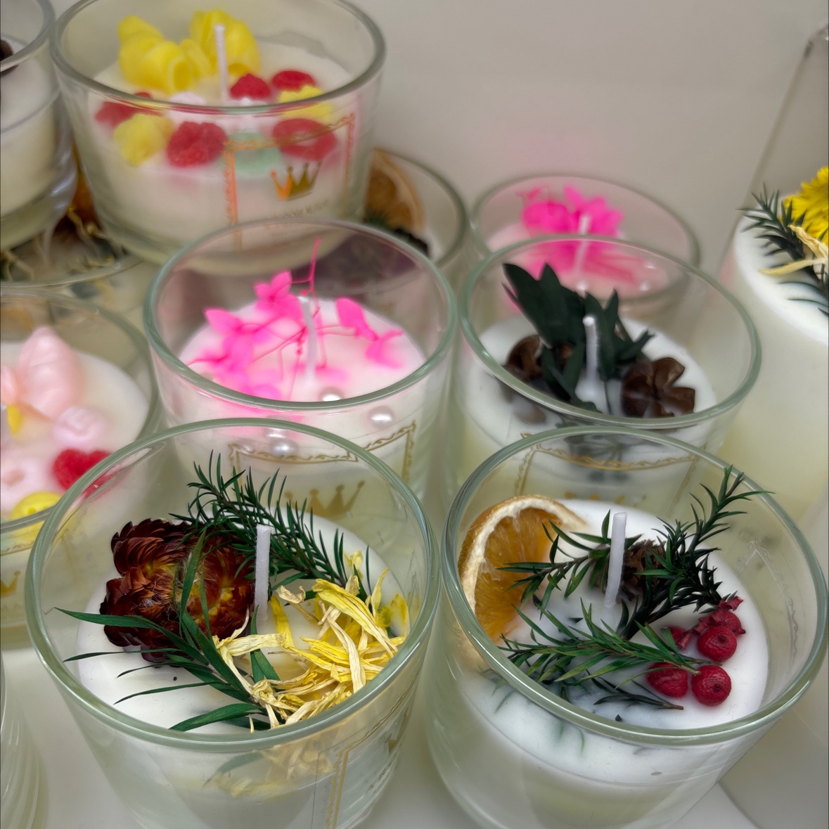高级螺纹香薰蜡烛生日蛋糕插件创意生日蜡烛装饰浪漫氛围蜡烛